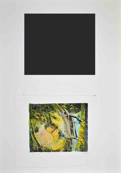 Adán y Eva - Aguafuerte de Camillo Catelli - Años 90