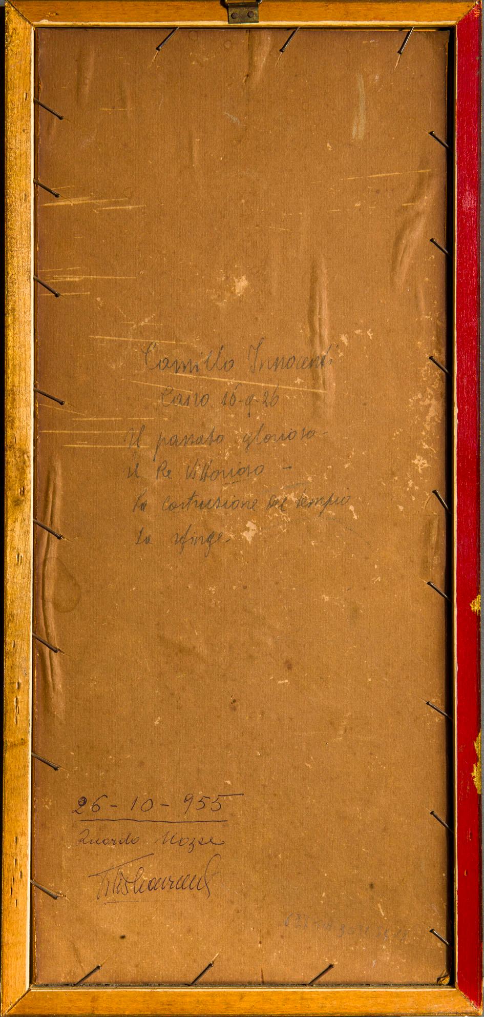Art déco Paire d'aquarelles orientalistes documentées des années 1920 par Camillo Innocenti