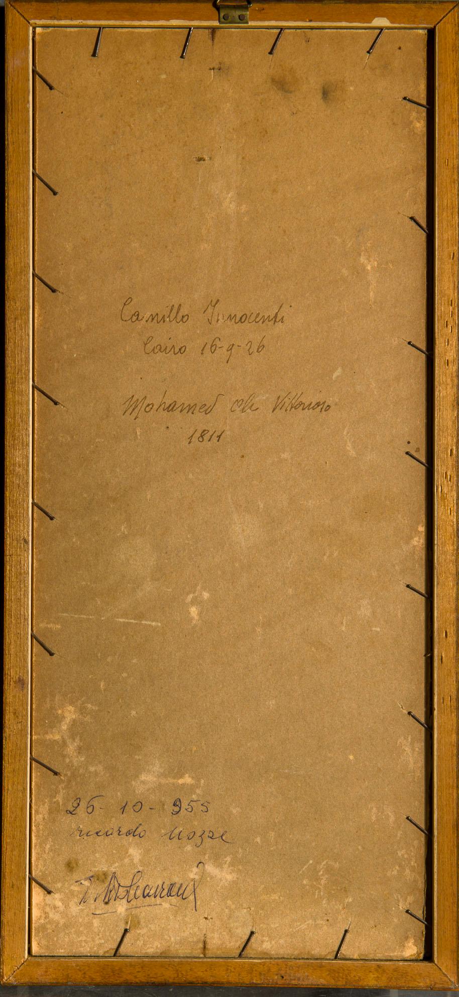 Paire d'aquarelles orientalistes documentées des années 1920 par Camillo Innocenti 1