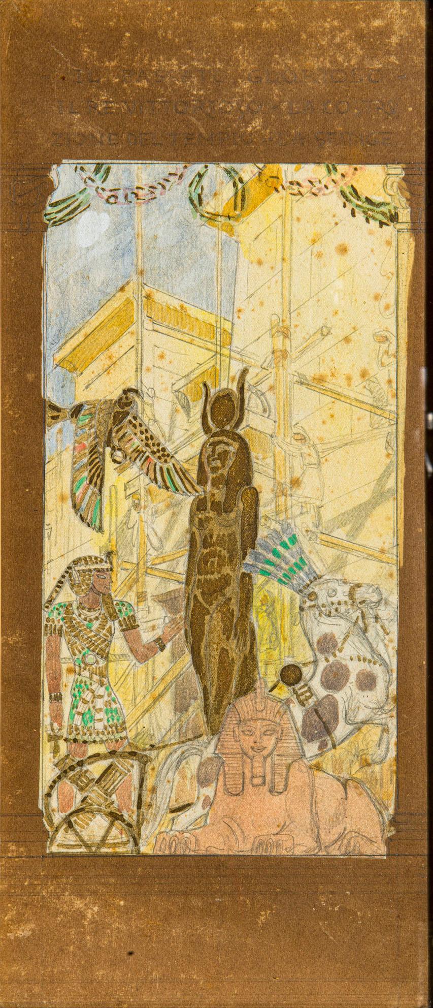 1920s Pair of Documented Orientalist Watercolors by Camillo Innocenti For Sale 1