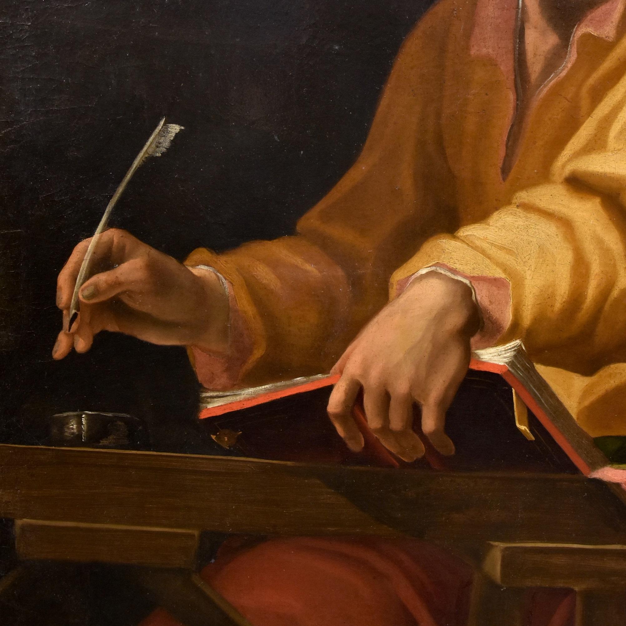 San Matteo Angelo Procaccini Dipinto Olio su tela Vecchio maestro Arte del 17° secolo 11