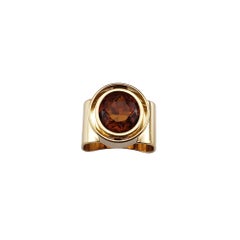 Caminada Ring aus 18 Karat Gelbgold und Citrin Größe 7 #19045, Caminada