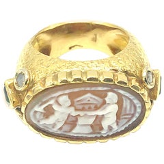 Cammeo Gold Ring