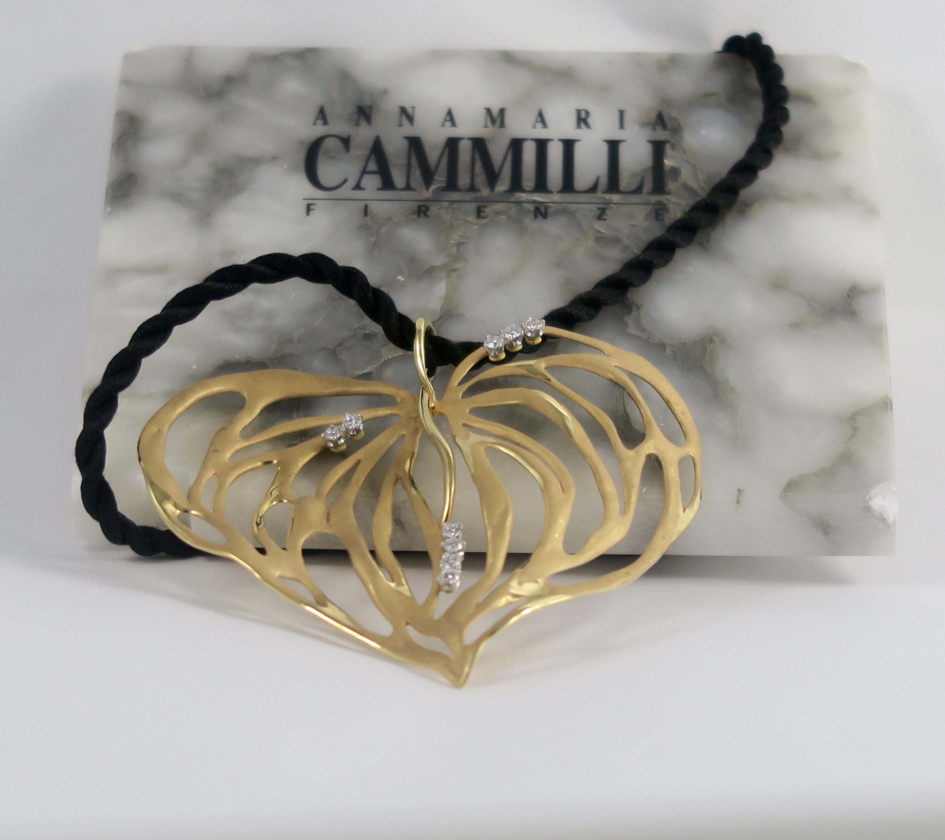 CAMMILLI Rose Gold Diamond Pendant Necklace
