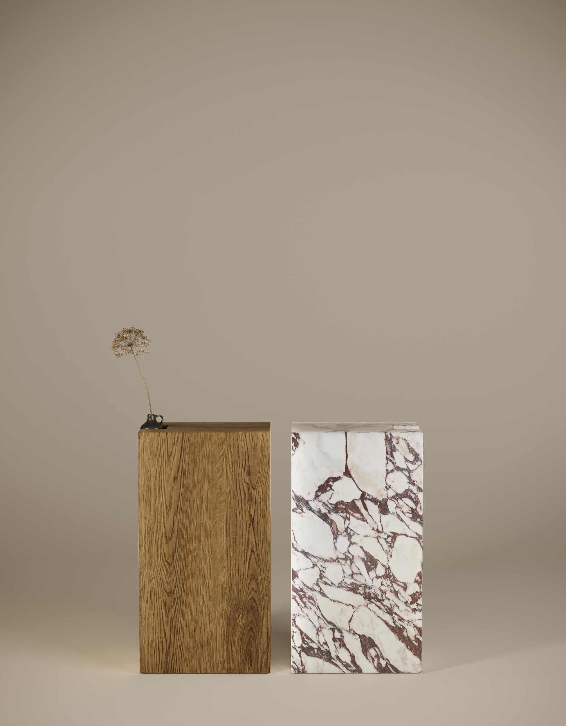 Post-Modern Camo Calacatta Viola Console Table by Un’common For Sale