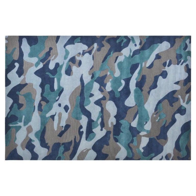 Camo Medium rug by Art & Loom
Dimensions: D274.3 x H365.8 cm
Materials: 100% New Zealand wool
Quality (Knots per Inch): 60
Also available in different dimensions.

Samantha Gallacher has always had a keen eye for aesthetics, drawing