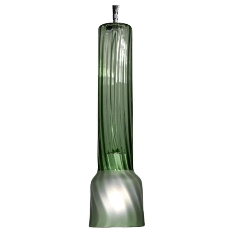 Camo Pendant Lighting in Emerald from the Flashlight Collection For Sale