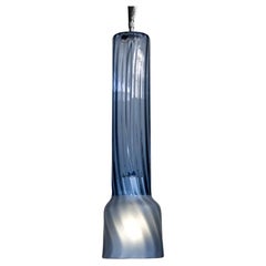 Camo Pendant Lighting in Steel Blue from the Flashlight Collection