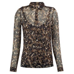Camo Print Shirt & Tank Top Set Size L