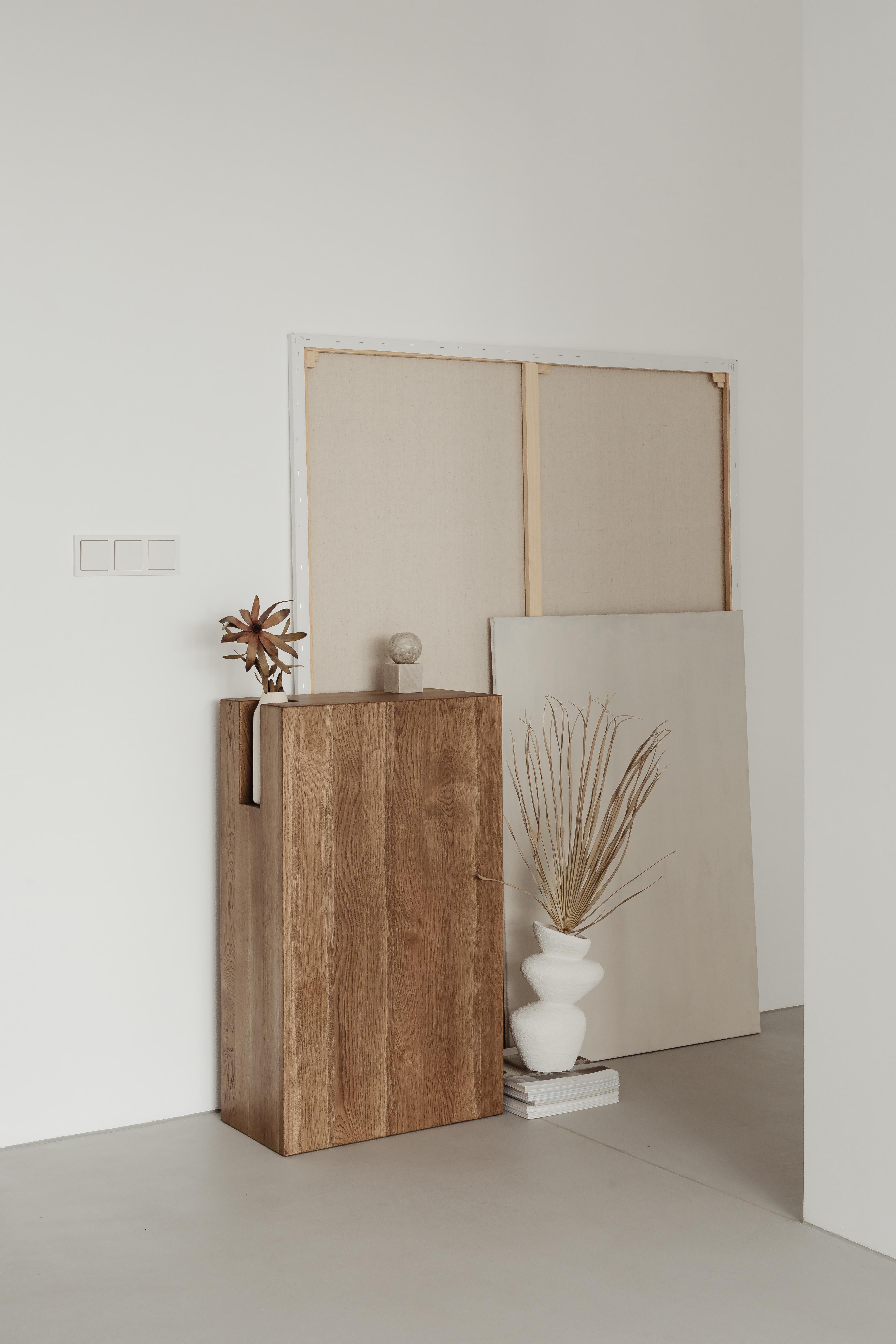 Polish Camo Wooden Console Table by Un’common For Sale