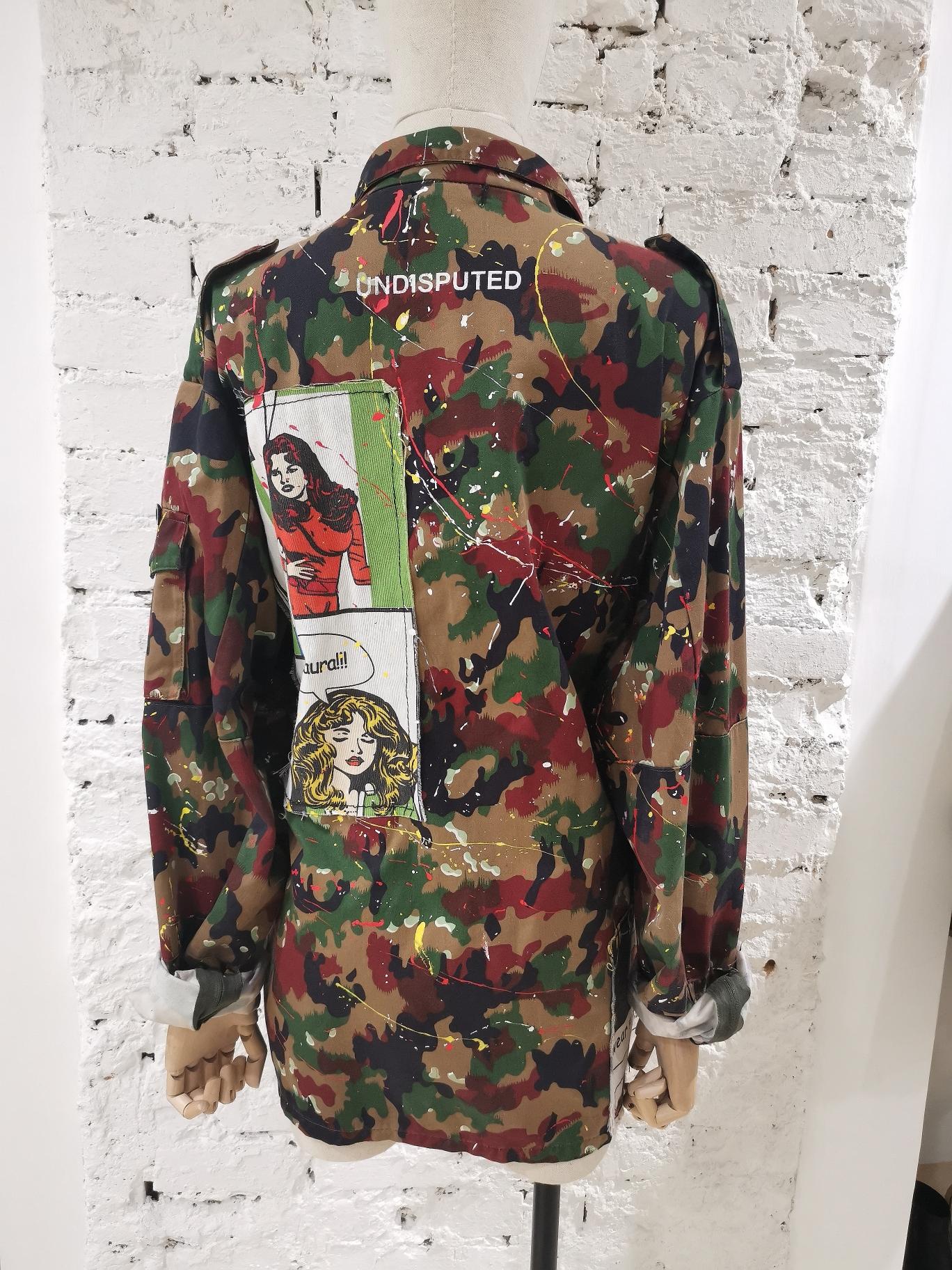 Women's or Men's Camouflage comic cotton shirt / jacket