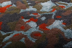 Camouflage Micro, Handtufted, Wool and Viscose, Alberto Artesani