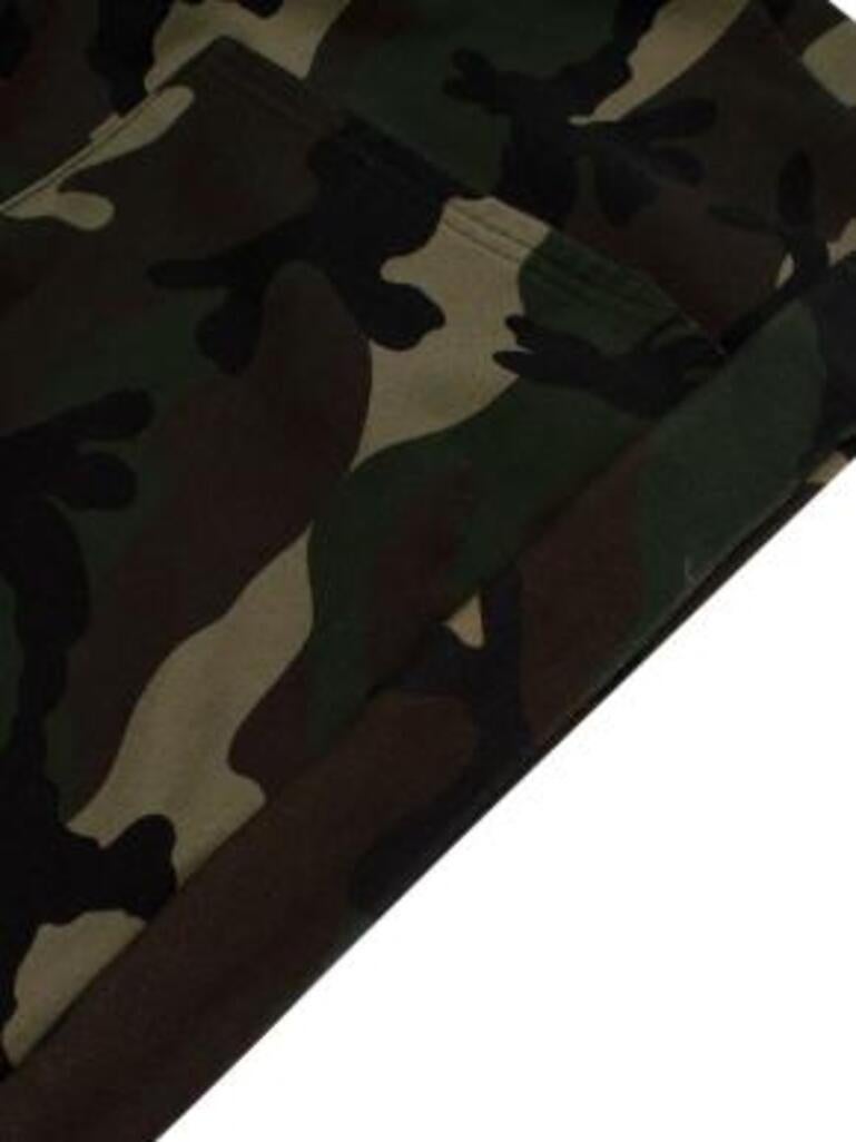 Women's or Men's Camouflage Print Cotton Logo Hoodie For Sale
