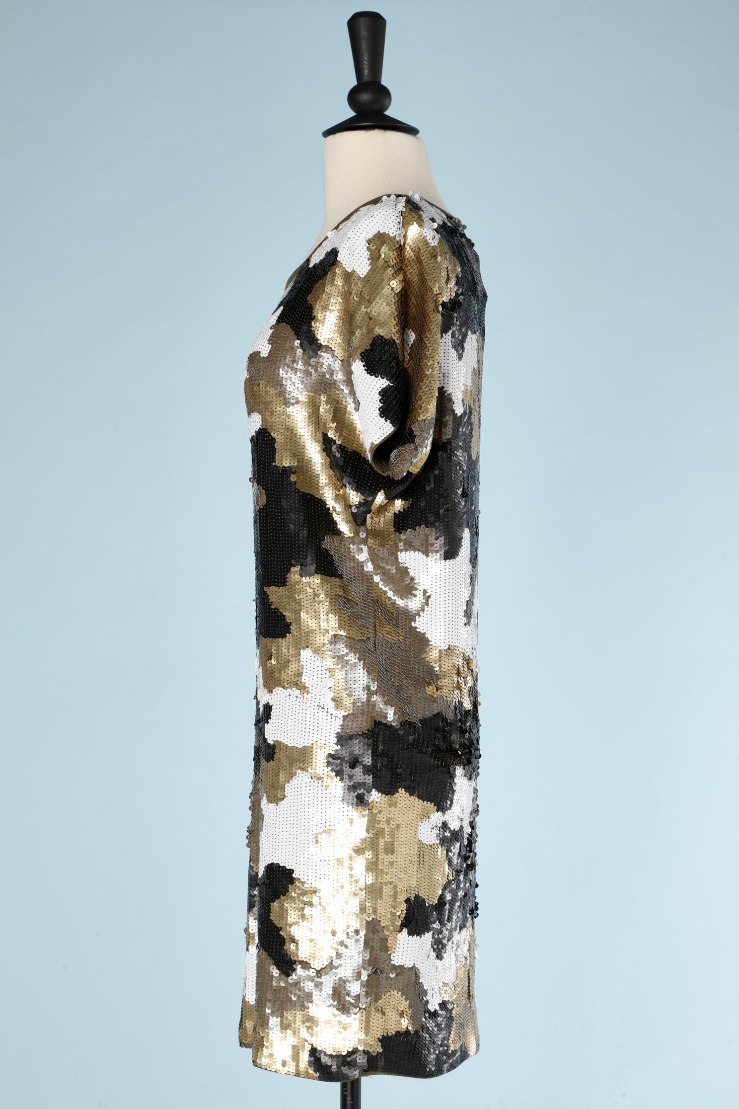 sequin camo dress