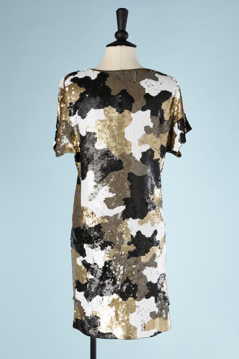 Camouflage sequin dress Michael Michael Kors at 1stDibs | camo sequin dress,  sequin camo dress, sparkly camo dress