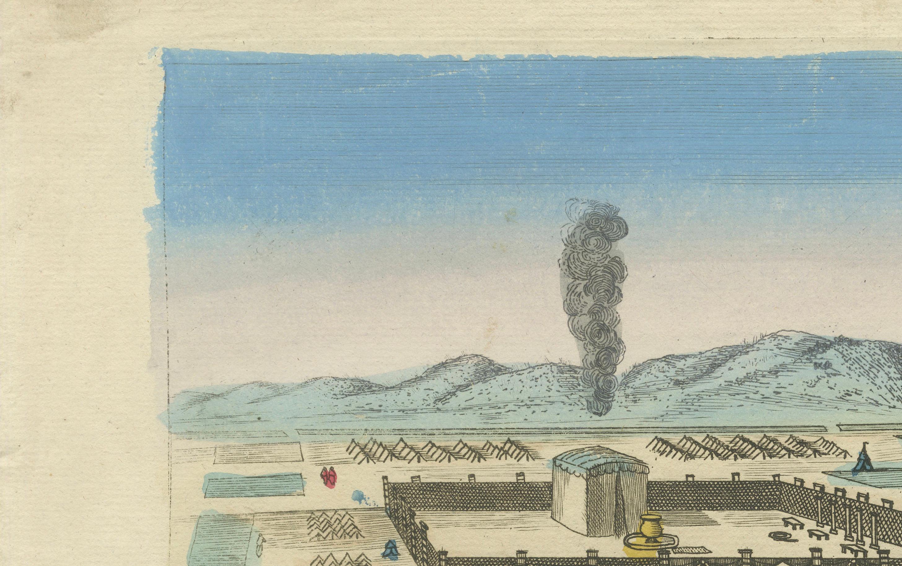 Camp of Israel and the Sacrifice of the Red Heifer – Optical View, ca.1770