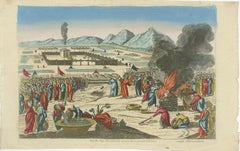 Camp of Israel and the Sacrifice of the Red Heifer – Optical View, ca.1770