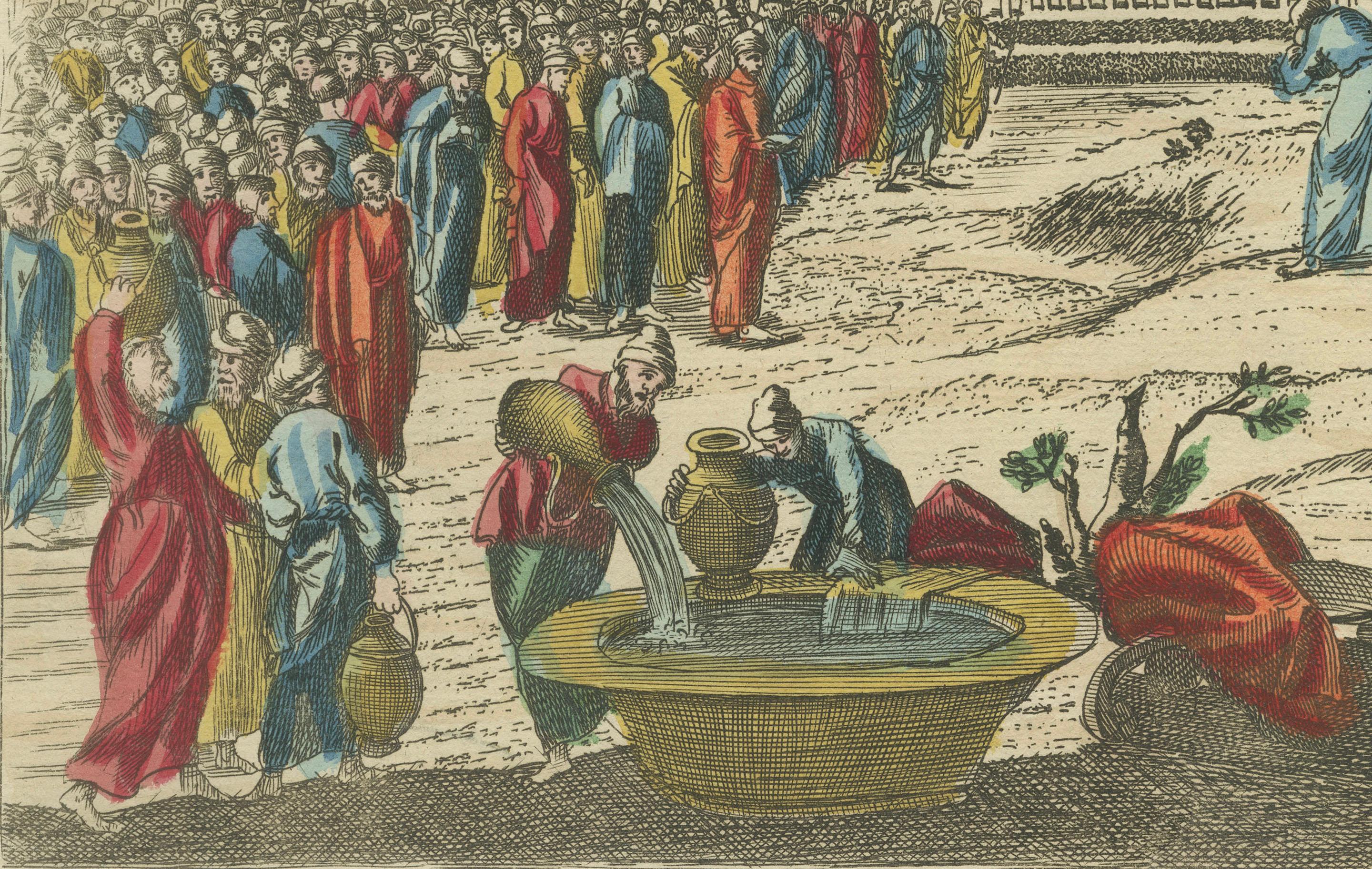 Camp of Israel and the Sacrifice of the Red Heifer – Optical View, ca.1770
