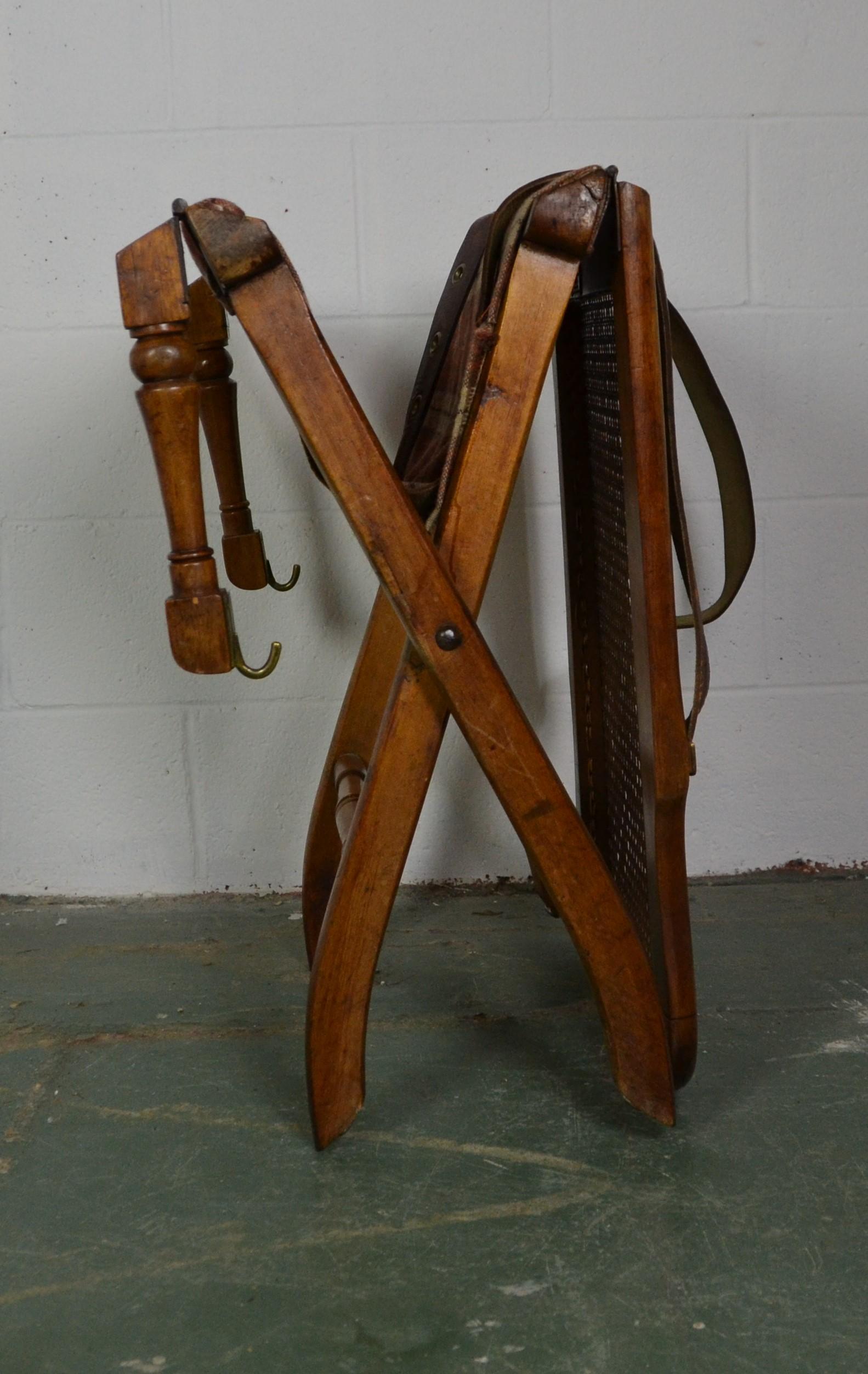 Leather Douro Campaign Chair by J.T. Thompson