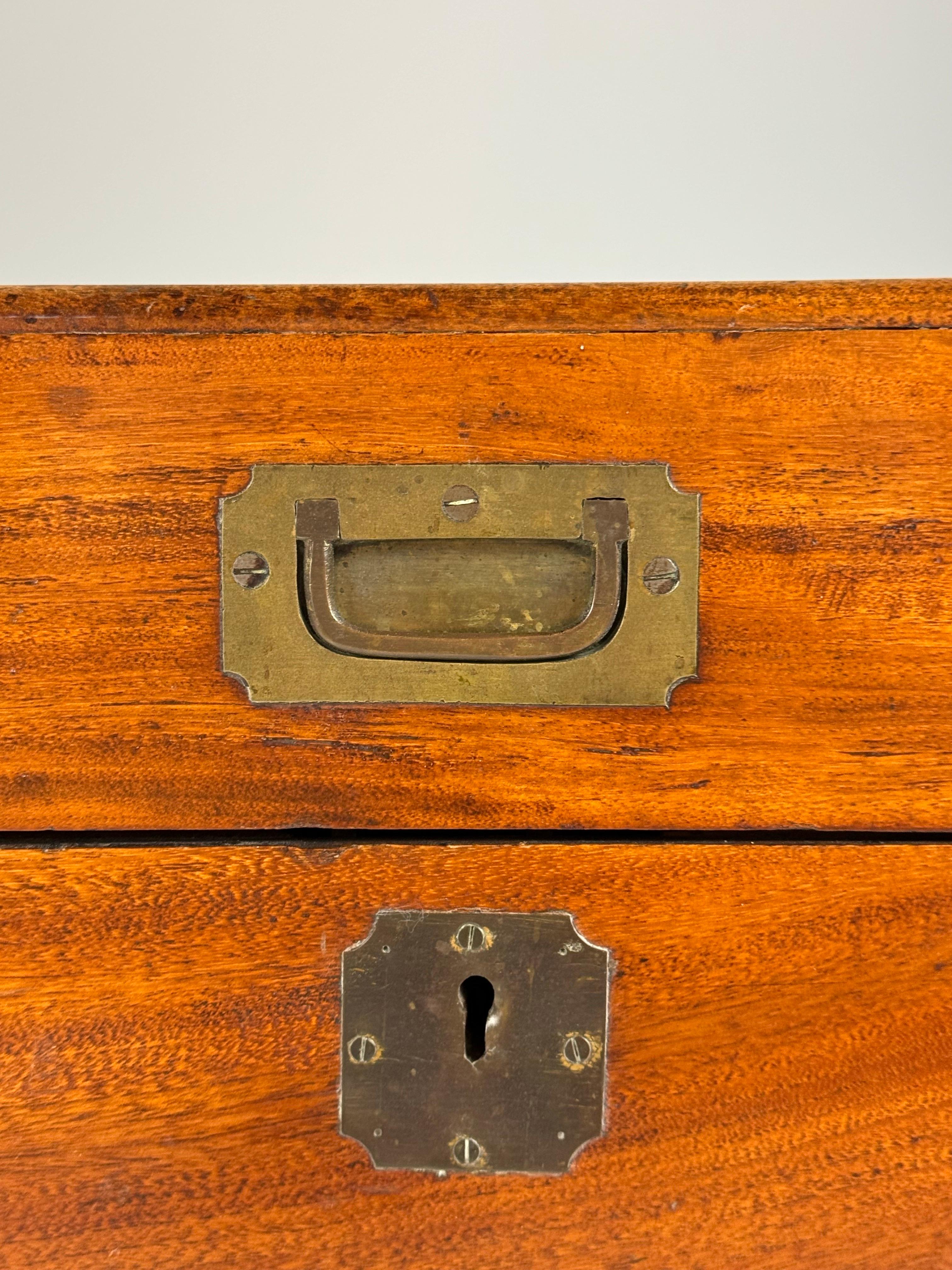 Late 19th Century Campaign chest Camphor