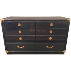 Vintage Campaign Dresser by Dixie Lacquered in Old Navy