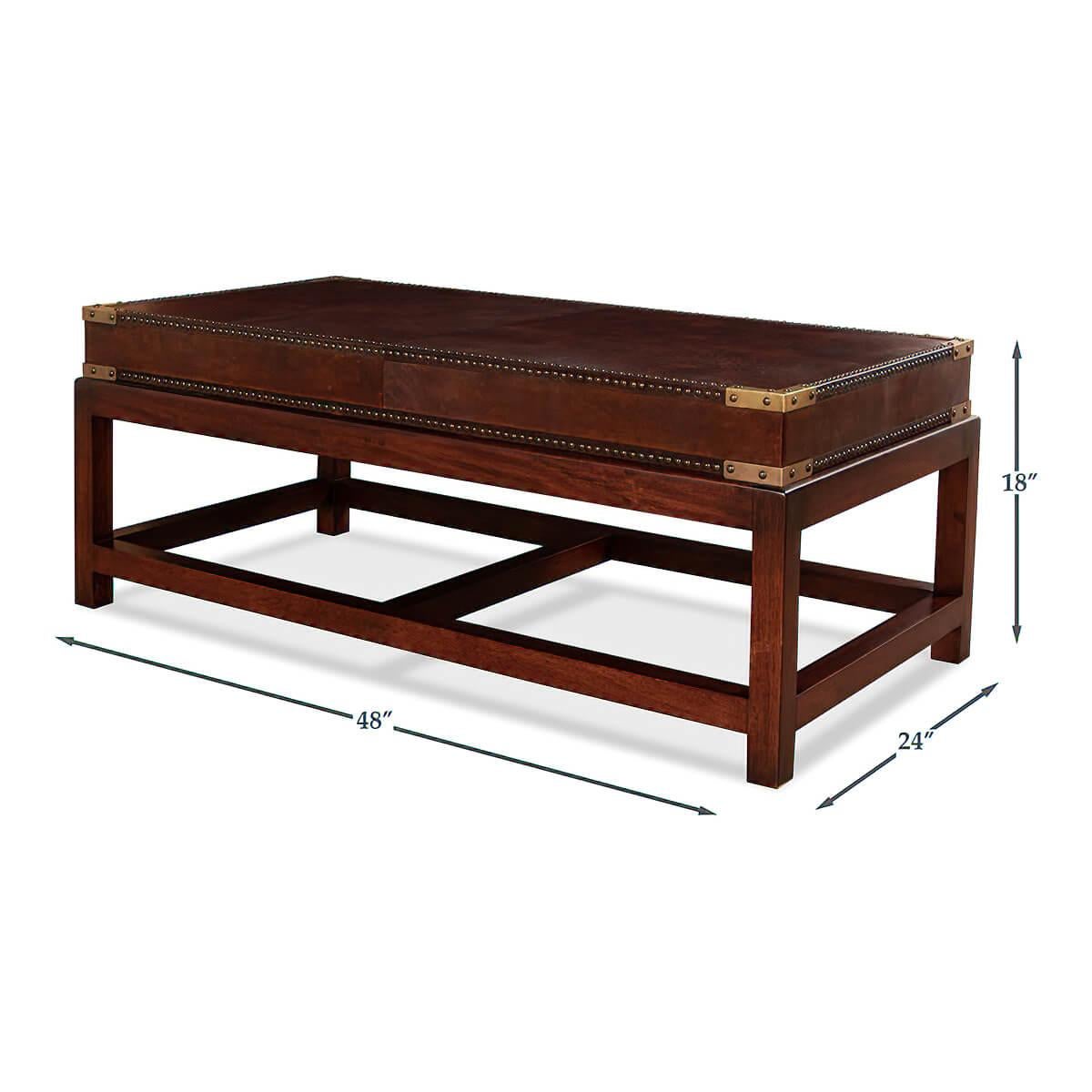 Campaign Form Coffee Table For Sale 1