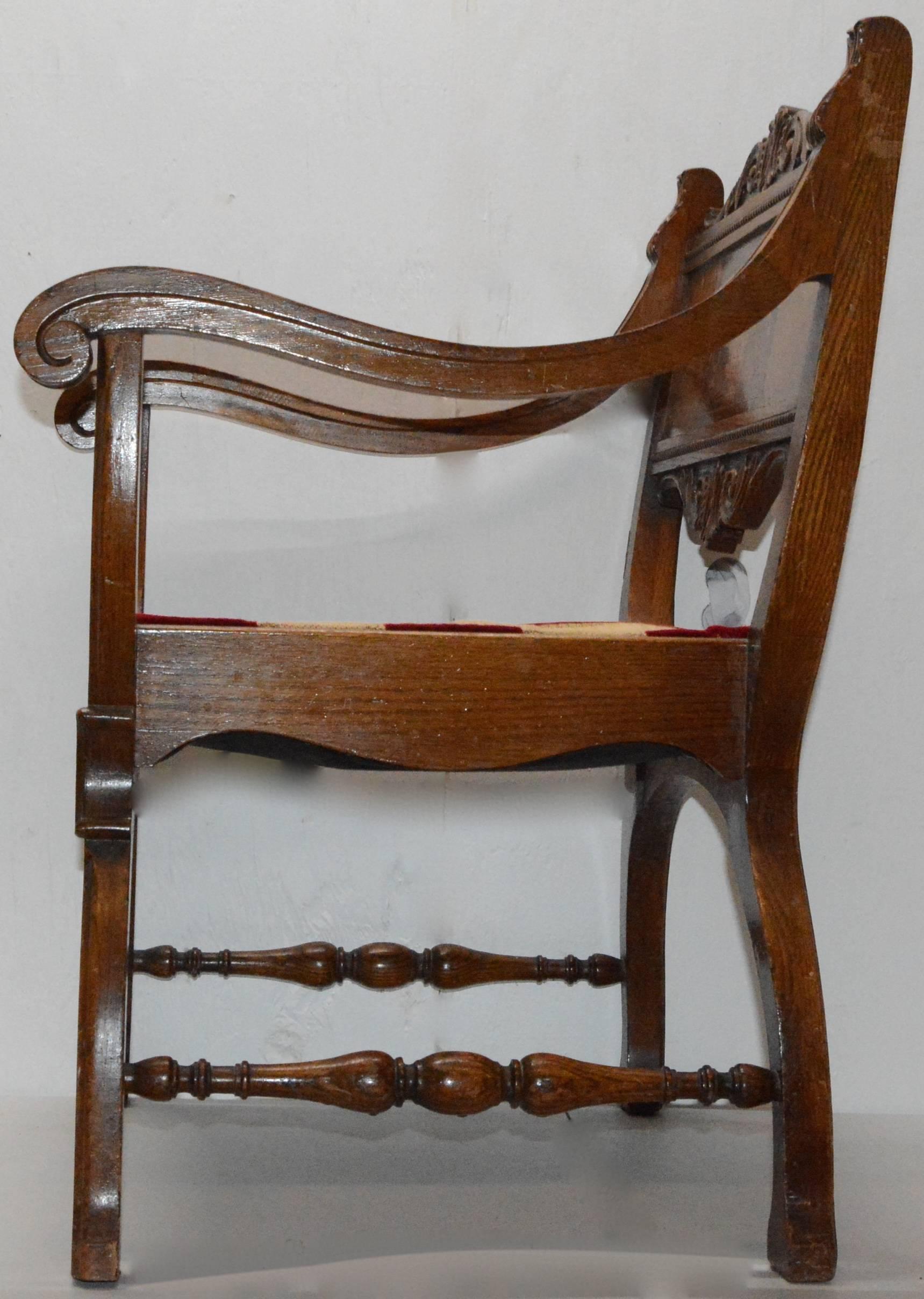 Campaign Prayer Chair, 19th Century For Sale 1