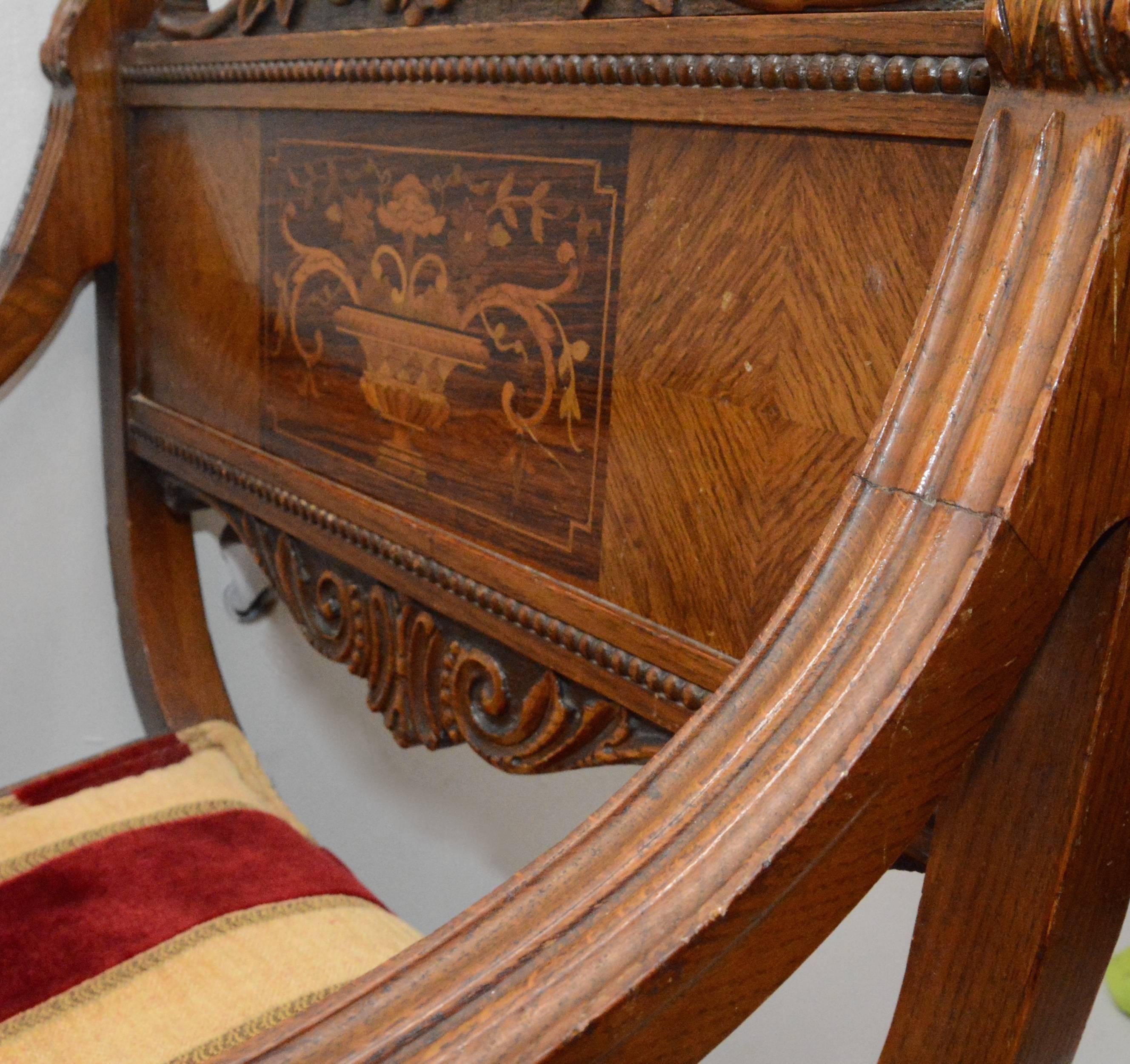 Campaign Prayer Chair, 19th Century For Sale 2