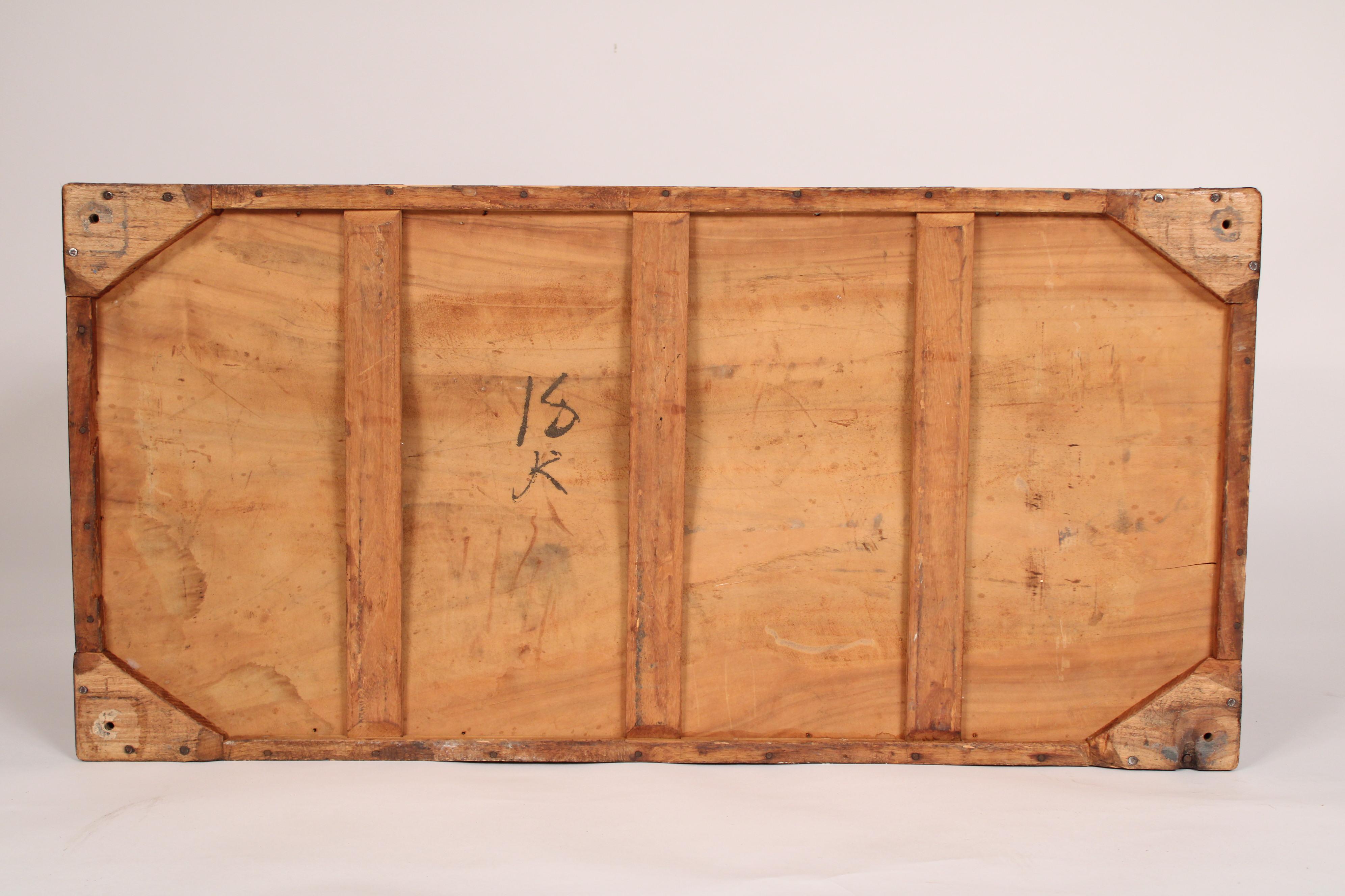 Campaign Style Brass Mounted Camphor Wood Trunk 7