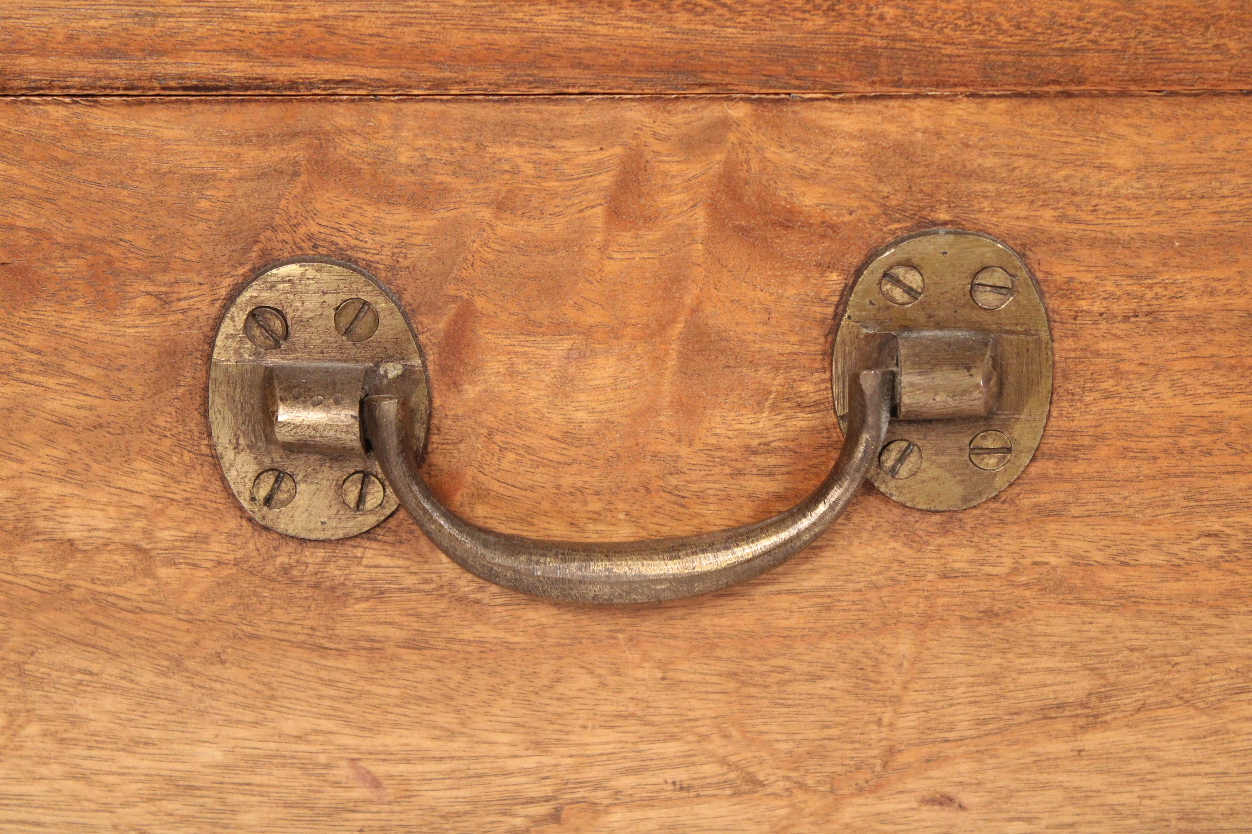 Campaign Style Brass Mounted Camphor Wood Trunk 4