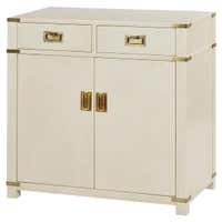 Reeded White Washed Cabinet For Sale at 1stDibs | reeded cabinet ...