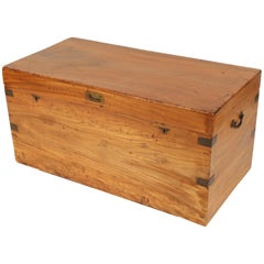 Campaign Style Camphor Wood Trunk