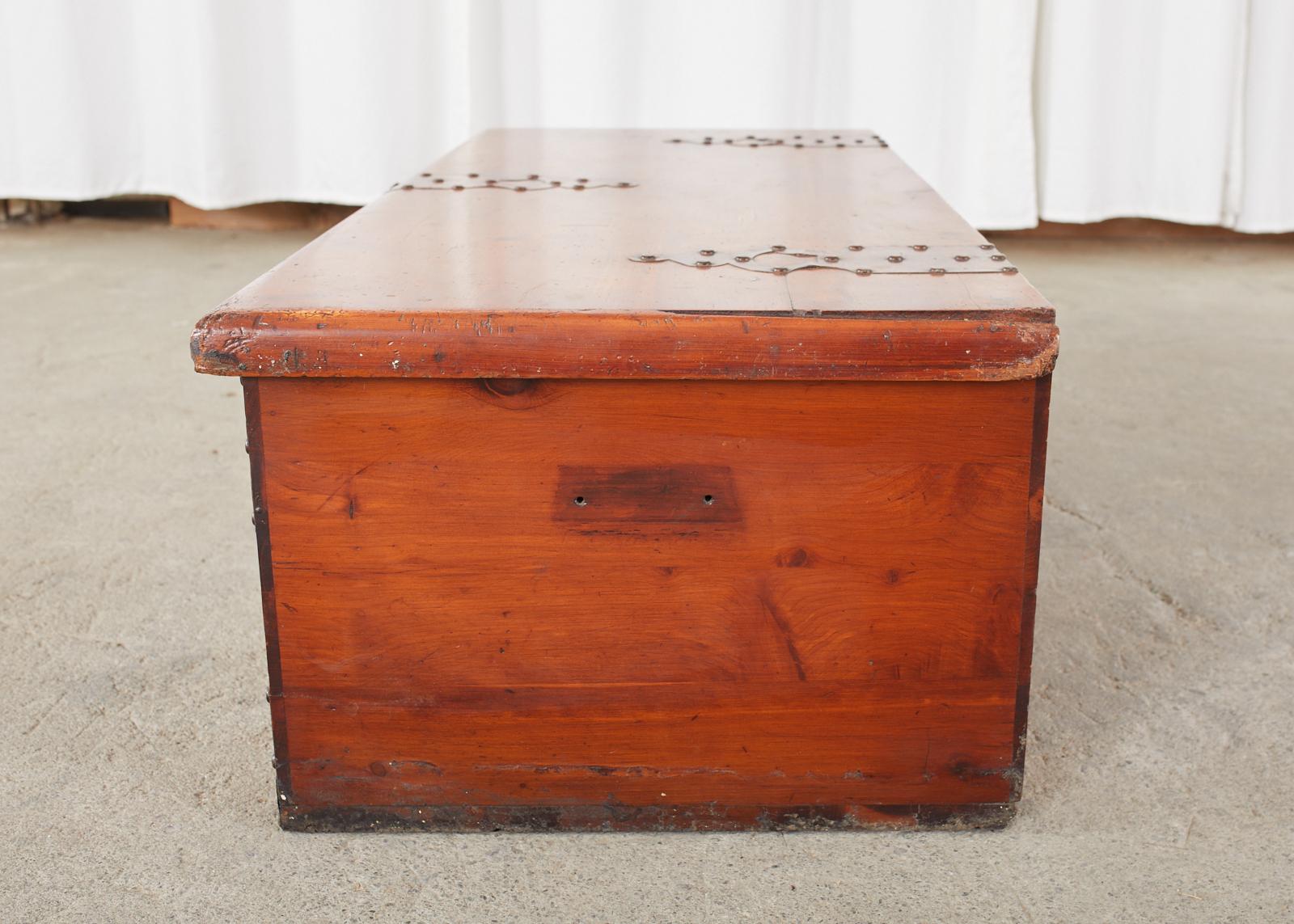 Campaign Style Cedar Blanket Chest or Coffee Table 4