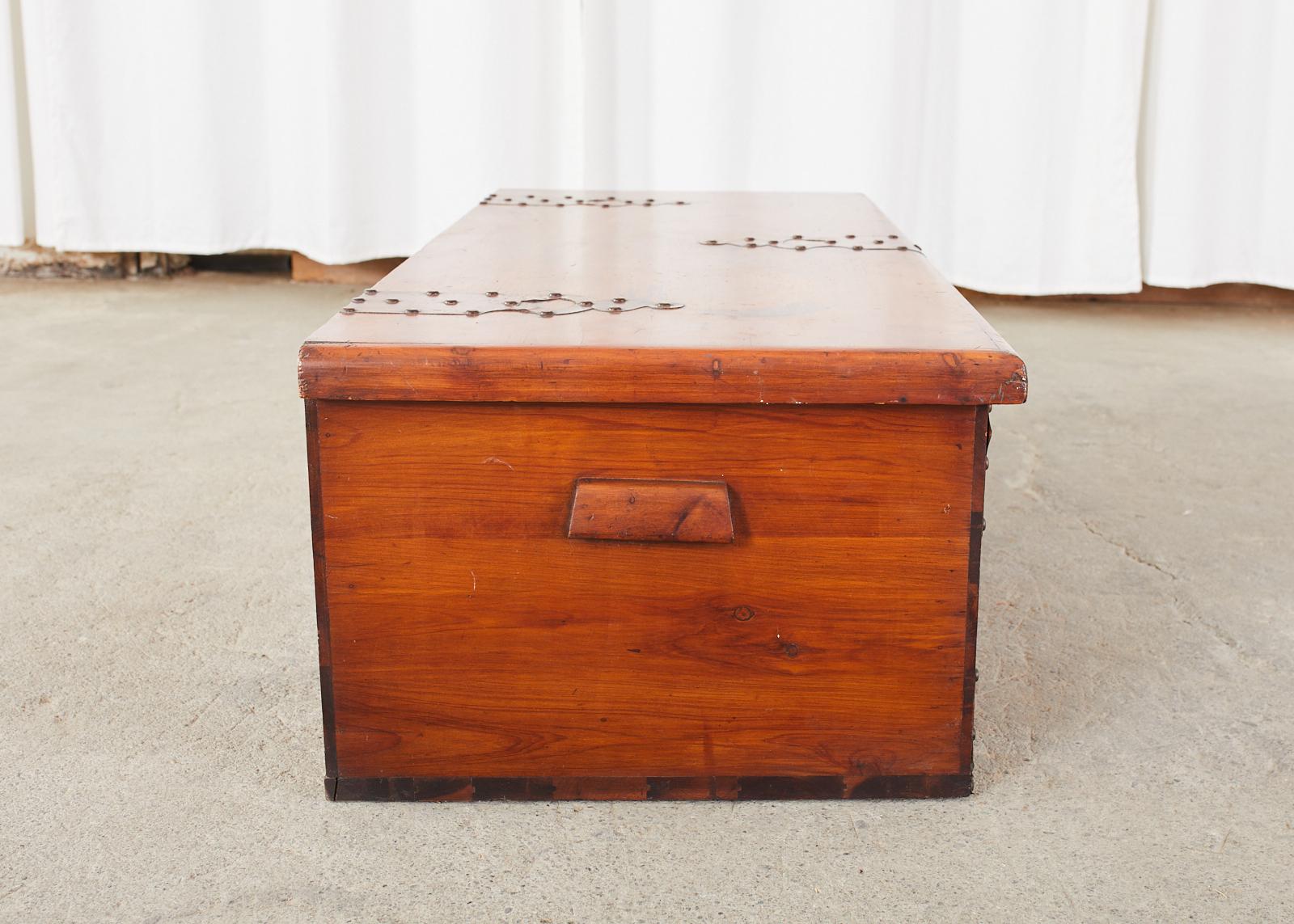 Campaign Style Cedar Blanket Chest or Coffee Table 5