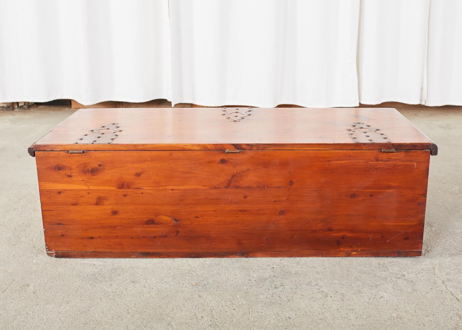 Campaign Style Cedar Blanket Chest or Coffee Table 6