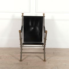 Campaign Style Chair by Maison Jansen