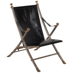 Campaign Style Chair by Maison Jansen