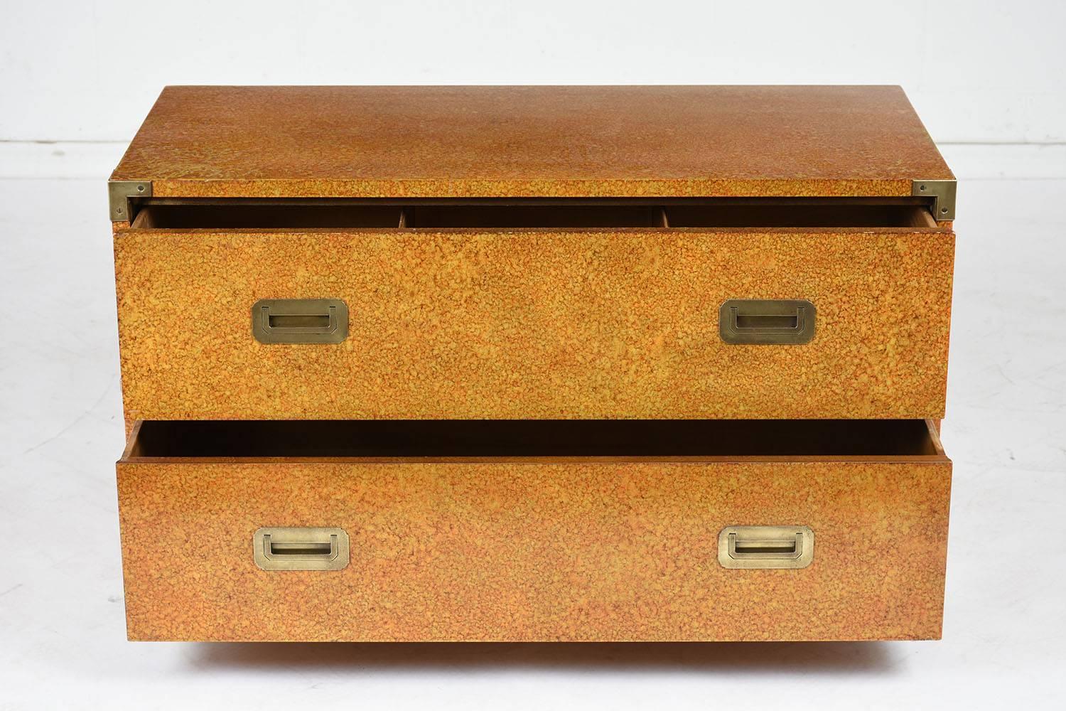 American Vintage Campaign Chest of Drawers by Henredon