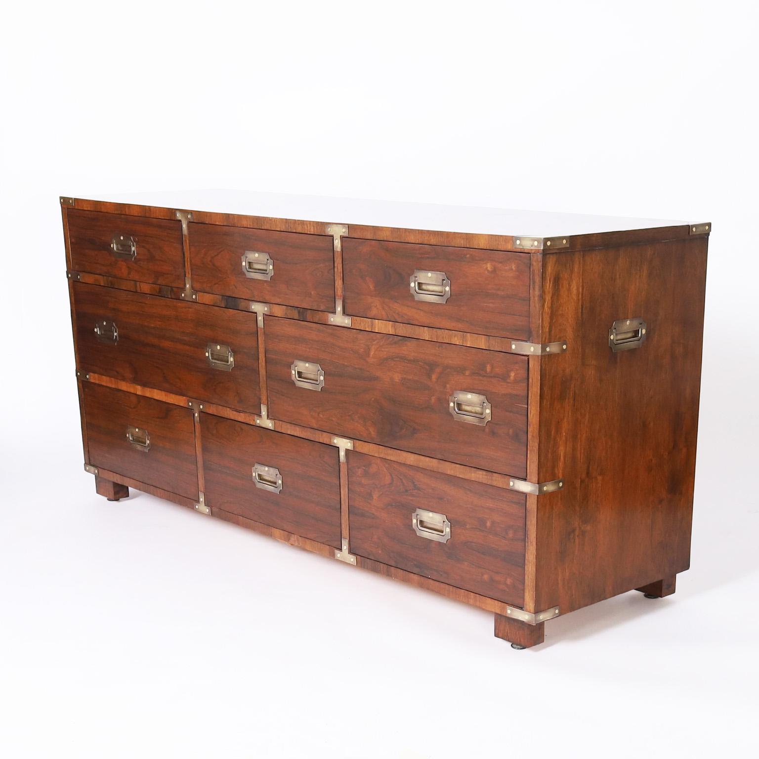 American Campaign Style Chest of Drawers or Dresser