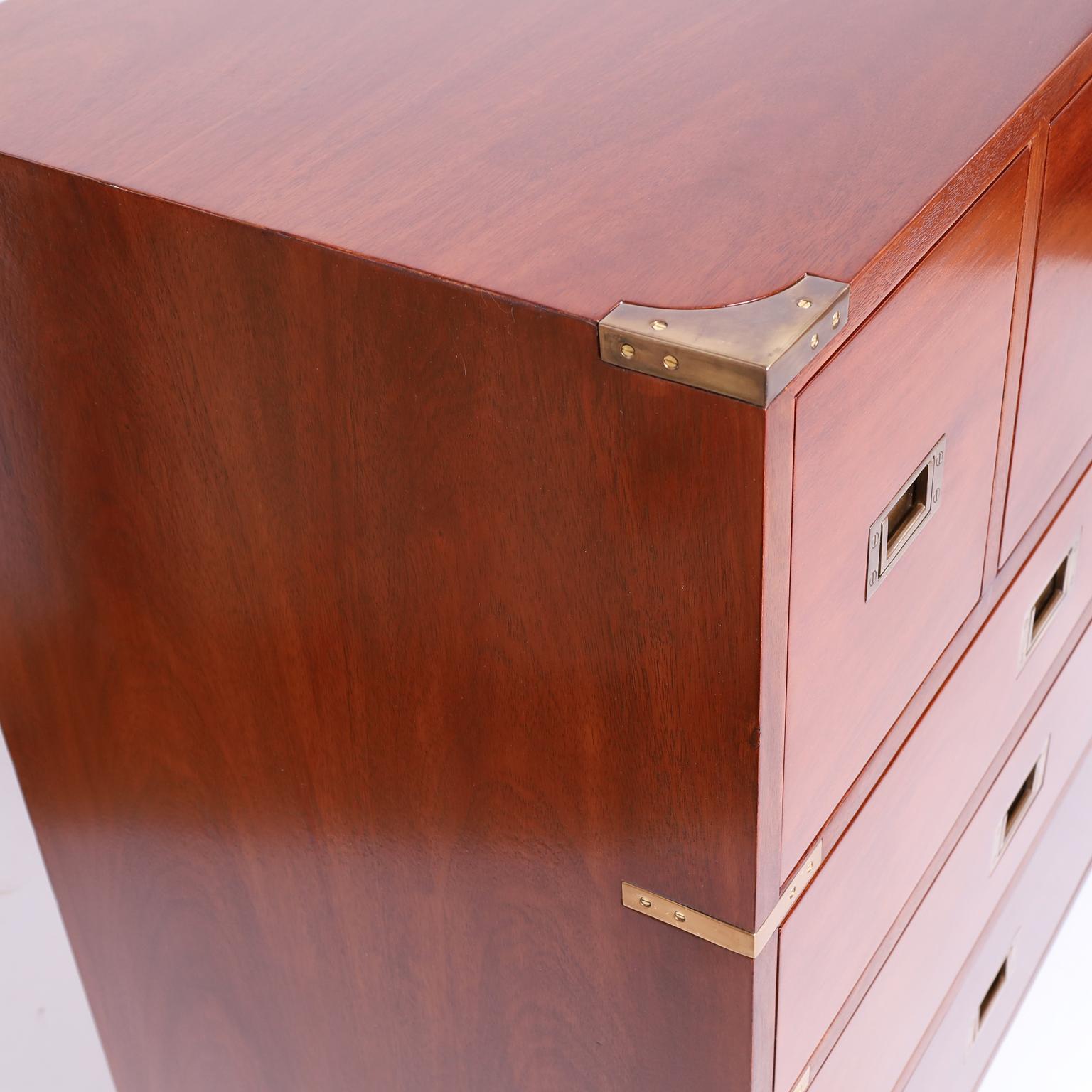 American Campaign Style Chest of Drawers or Dresser
