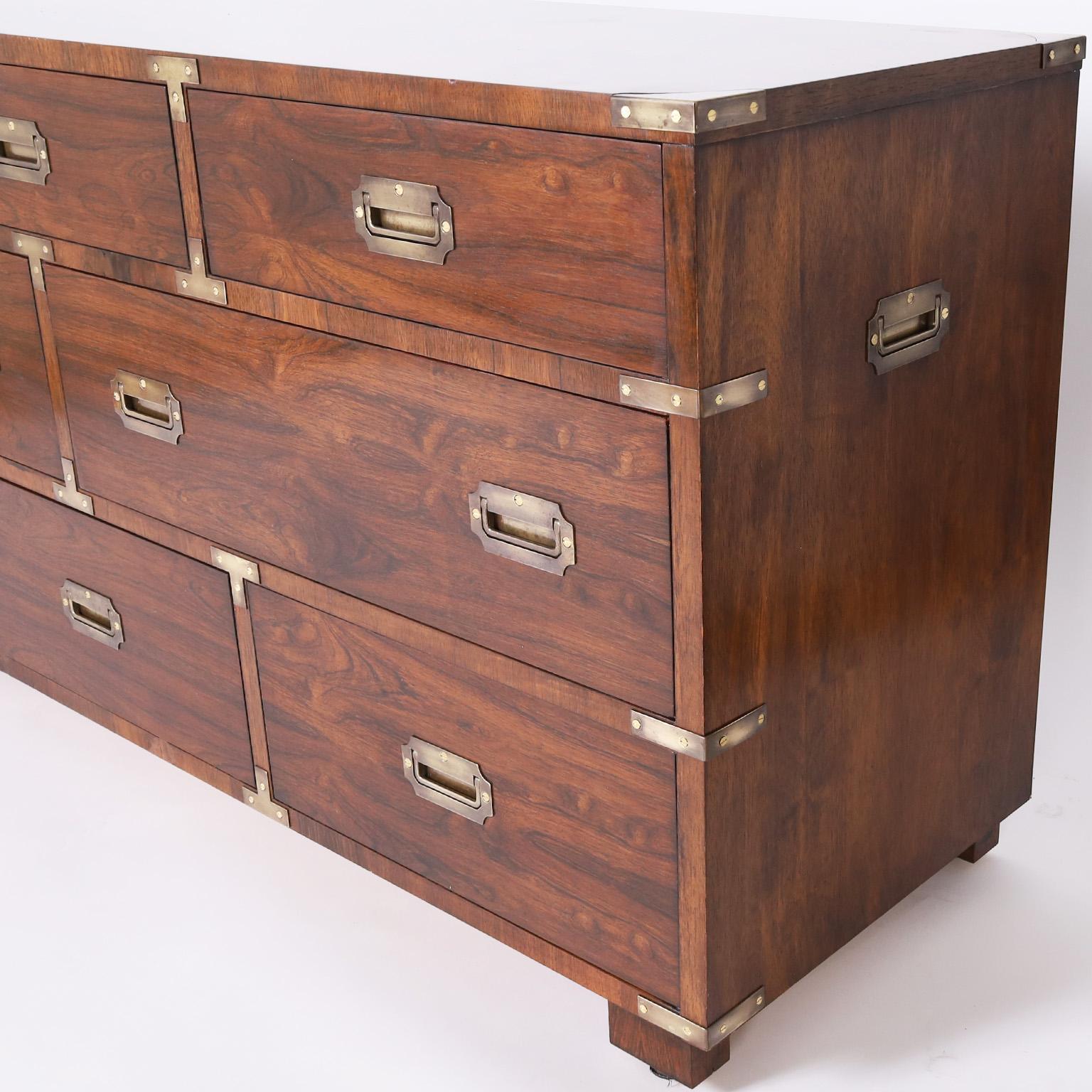 Campaign Style Chest of Drawers or Dresser 1
