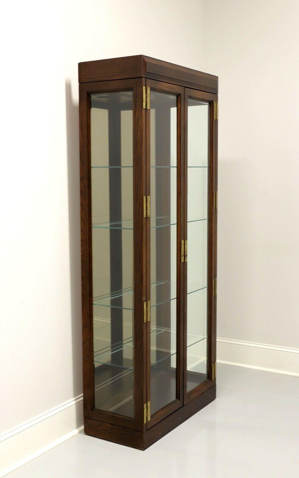 Campaign Style Curio Cabinet by JASPER CABINET COMPANY - B 5
