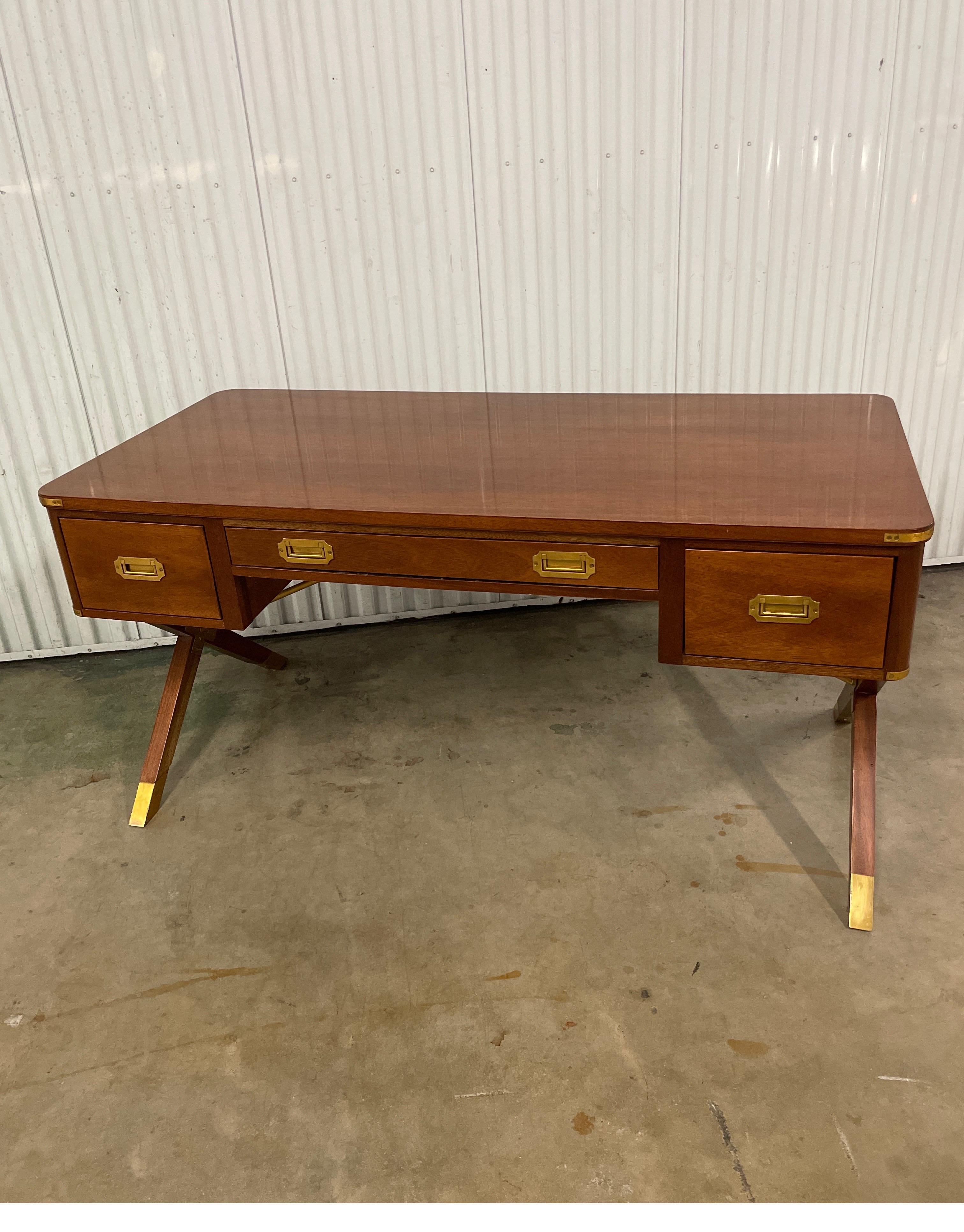 Campaign Style Desk by Suzanne Kasler for Hickory Chair 3