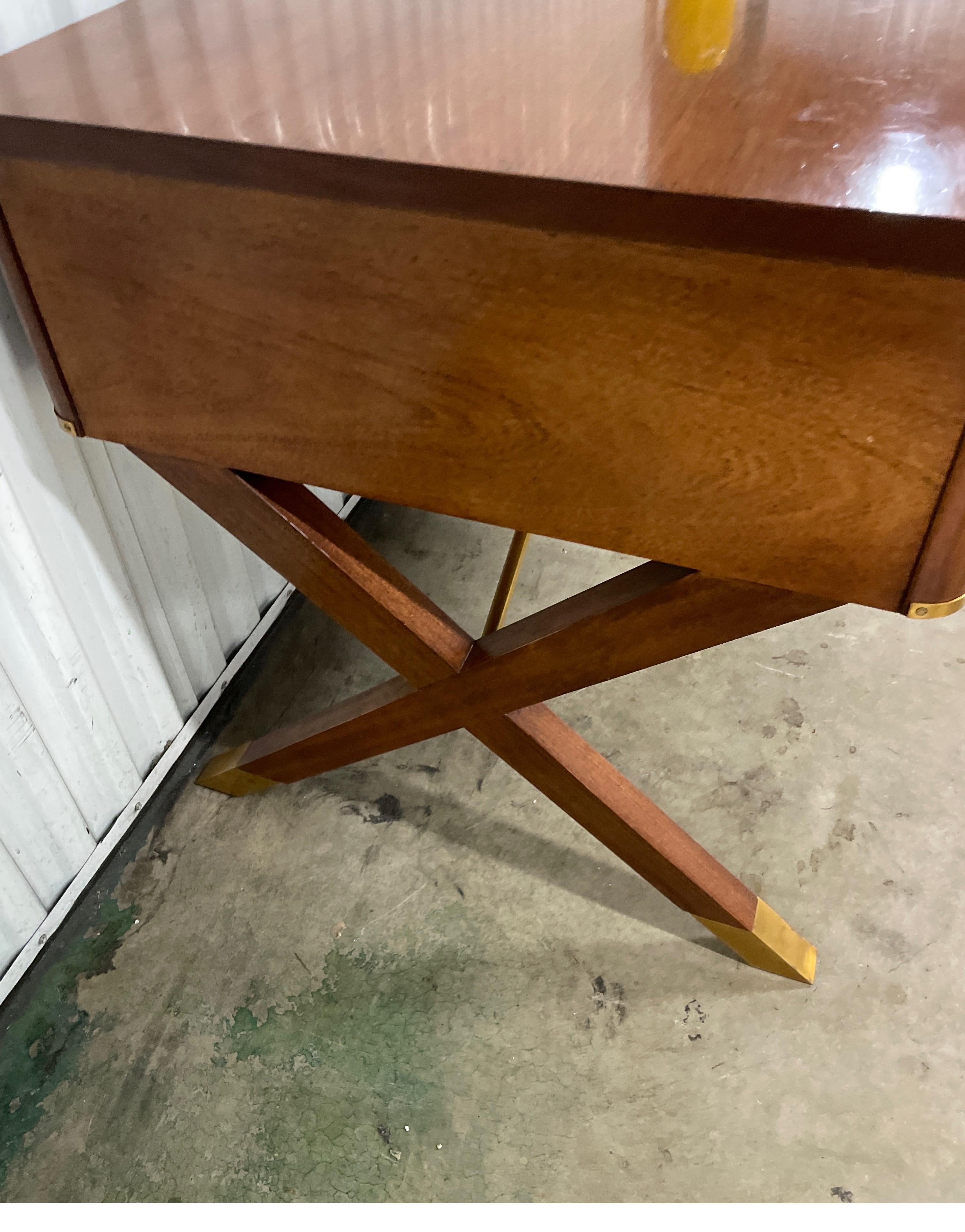 Contemporary Campaign Style Desk by Suzanne Kasler for Hickory Chair