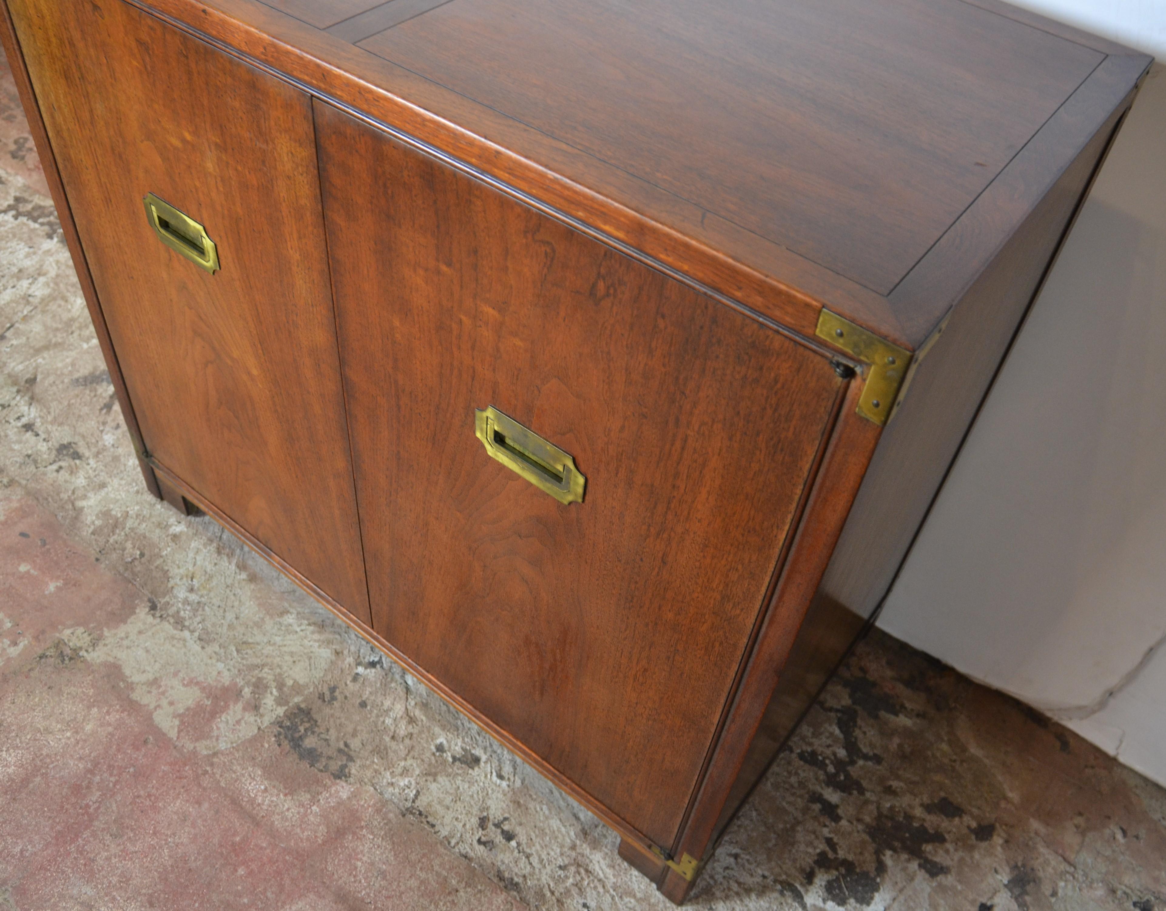 Campaign Style Dresser by Baker In Good Condition In Pomona, CA