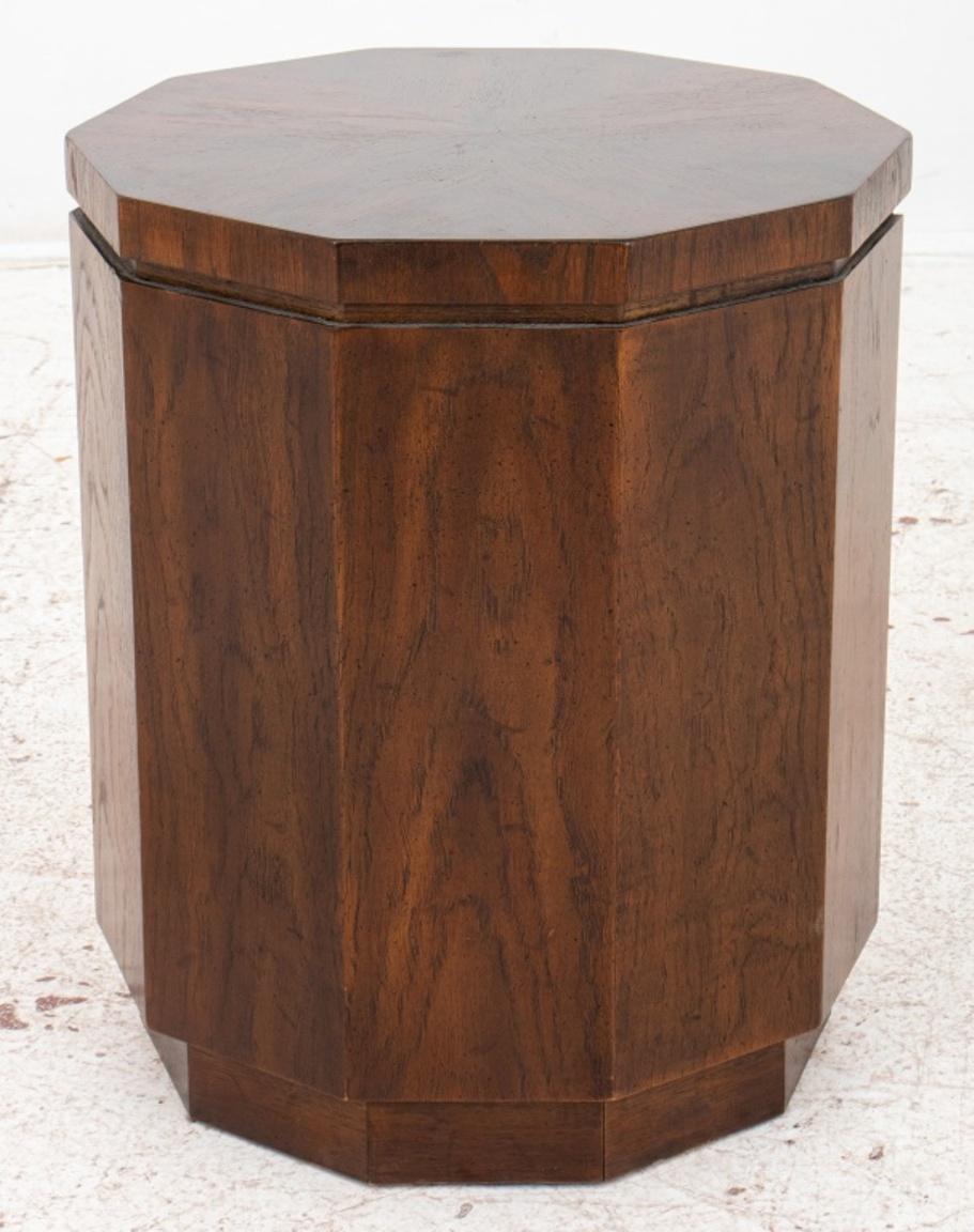 Campaign Style Drexel Accolade Walnut End Cabinet 2