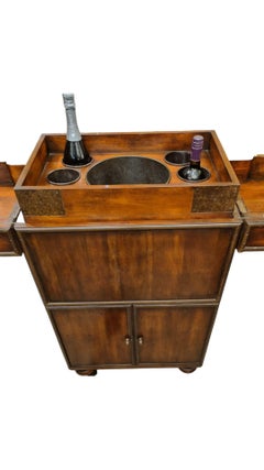 C20th Campaign Style Cocktail Cabinet
