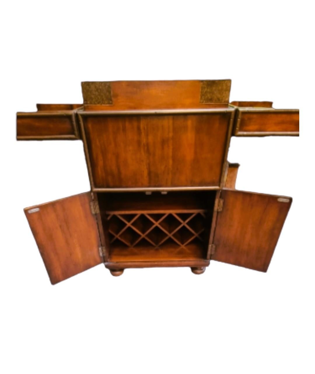 Other C20th Campaign Style Cocktail Cabinet For Sale