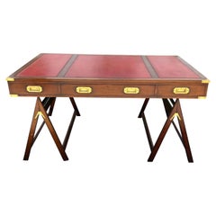 Campaign Style Mahogany Desk