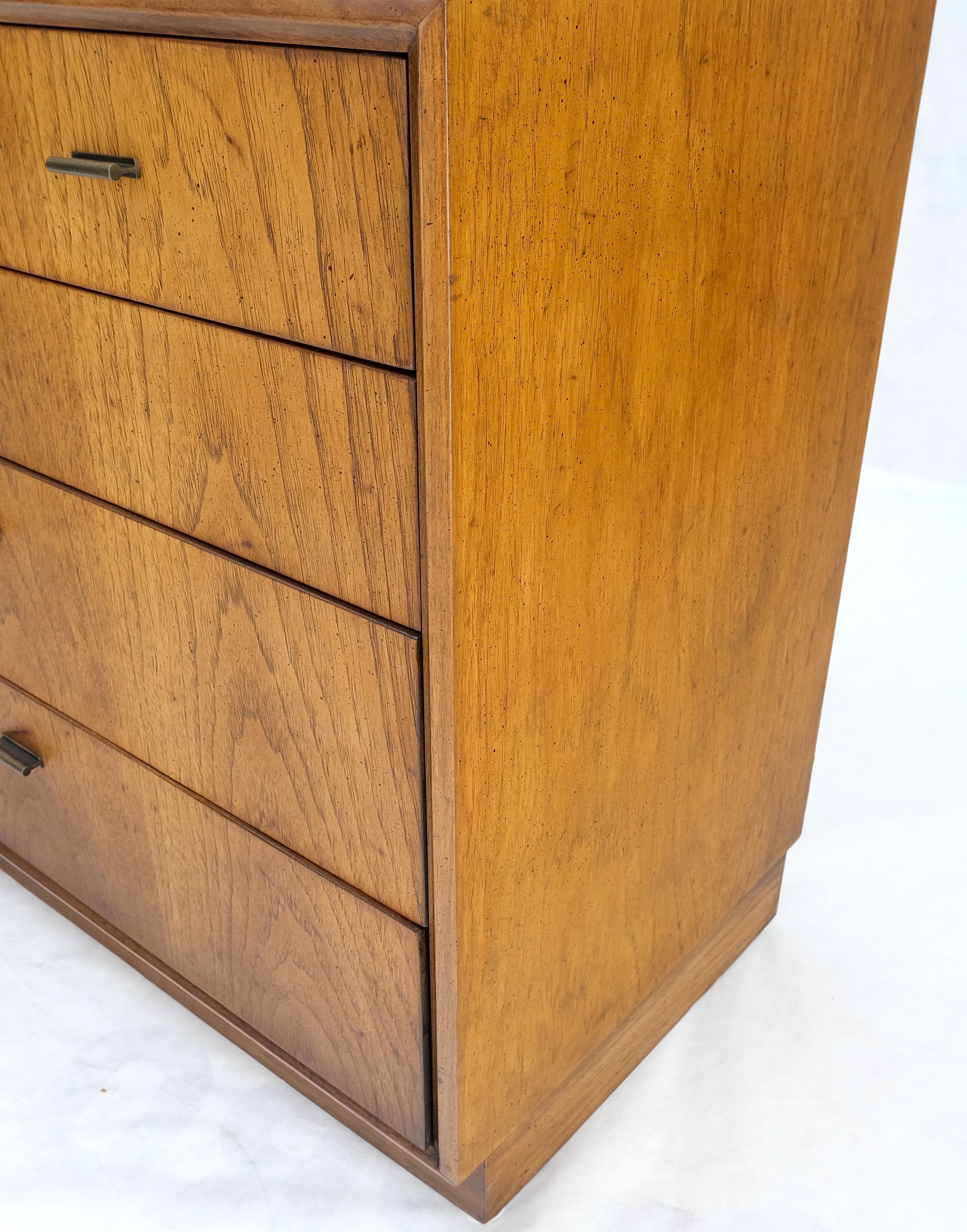 20th Century Campaign Style Mid Century Modern 10 Drawers Long Dresser Credenza Mint! For Sale